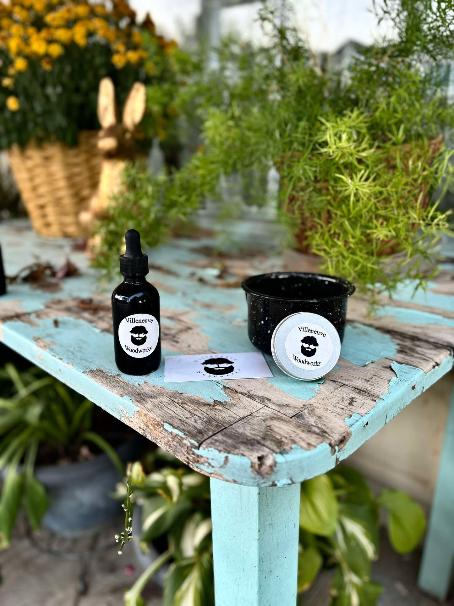 Premium Beard Oil – Golden Jojoba, Hemp & Coconut | Villeneuve Woodworks