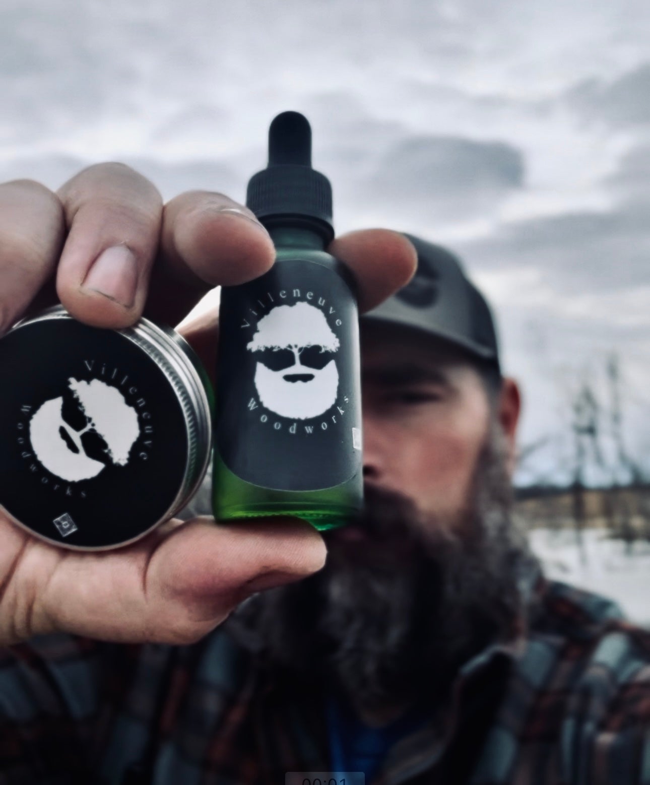 Premium Beard Oil – Golden Jojoba, Hemp & Coconut | Villeneuve Woodworks